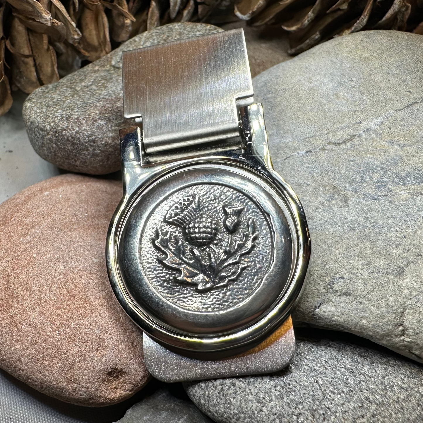 Scottish Thistle Money Clip