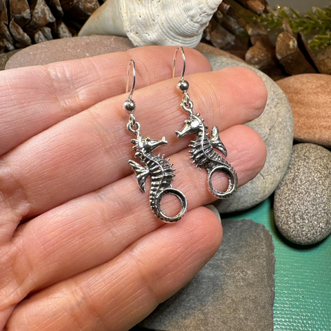 Load image into Gallery viewer, Seaforth Seahorse Earrings