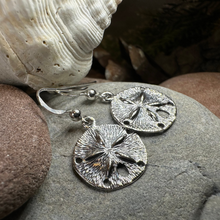 Load image into Gallery viewer, Seabrook Realistic Sand Dollar Earrings