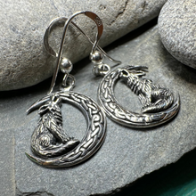 Load image into Gallery viewer, Arkyn Wolf Moon Earrings