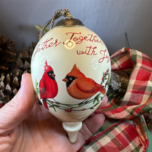 Load image into Gallery viewer, Cardinals Gather Together With Joy Ornament