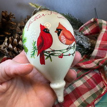 Load image into Gallery viewer, Cardinals Gather Together With Joy Ornament