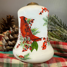 Load image into Gallery viewer, Winter Berries Cardinal Ornament