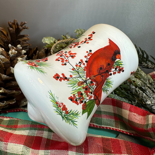 Winter Berries Cardinal Ornament