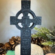 Load image into Gallery viewer, Large Monasterboice Celtic Turf High Cross Statue