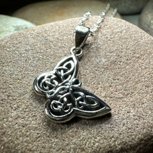 Load image into Gallery viewer, Petite Celtic Butterfly Necklace