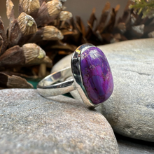 Load image into Gallery viewer, Celtic Purple Mystic Ring