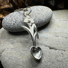 Load image into Gallery viewer, Welsh Daffodil Love Spoon Necklace