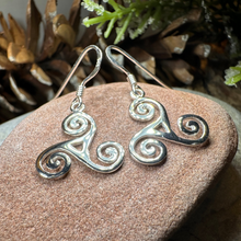 Load image into Gallery viewer, Malia Celtic Spiral Earrings