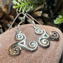 Load image into Gallery viewer, Malia Celtic Spiral Earrings