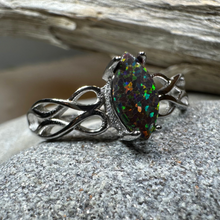 Load image into Gallery viewer, Astrid Celtic Fire Opal Ring