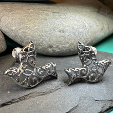 Load image into Gallery viewer, Dove Trinity Knot Earrings