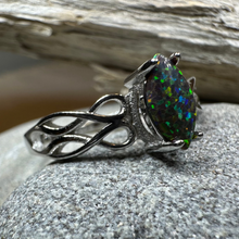 Load image into Gallery viewer, Astrid Celtic Fire Opal Ring