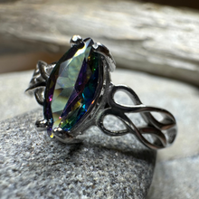 Load image into Gallery viewer, Eloise Celtic Mystic Topaz Ring