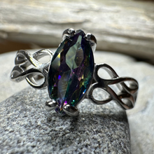 Load image into Gallery viewer, Eloise Celtic Mystic Topaz Ring