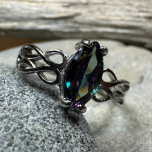 Load image into Gallery viewer, Eloise Celtic Mystic Topaz Ring
