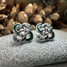 Load image into Gallery viewer, Lark Dara Knot Stud Earrings