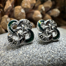 Load image into Gallery viewer, Lark Dara Knot Stud Earrings