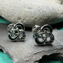 Load image into Gallery viewer, Lark Dara Knot Stud Earrings