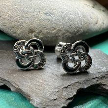 Load image into Gallery viewer, Lark Dara Knot Stud Earrings