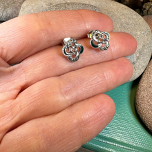 Load image into Gallery viewer, Lark Dara Knot Stud Earrings