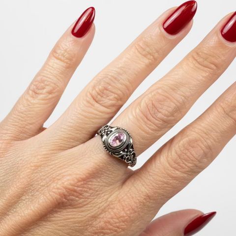 Load image into Gallery viewer, Romantic Celtic Knot Ring in Sterling Silver