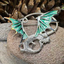 Load image into Gallery viewer, Meadowdancer Dragon Brooch