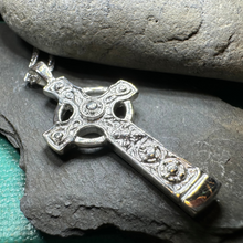 Load image into Gallery viewer, Kildalton Scottish Celtic Cross Necklace