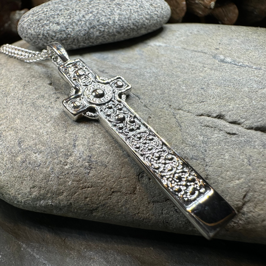Saint Martin's Celtic Cross Necklace - Handmade in Scotland