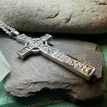 Load image into Gallery viewer, Saint John's Celtic Cross Necklace