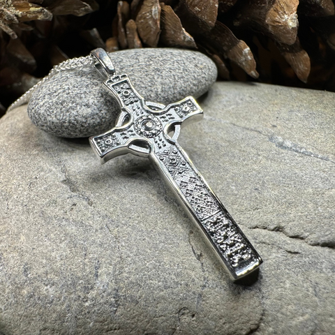 Load image into Gallery viewer, Saint John's Celtic Cross Necklace