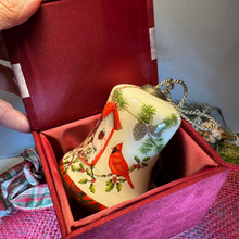 Load image into Gallery viewer, Scottish Home Tweet Home Cardinals Ornament