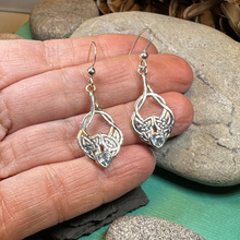 Load image into Gallery viewer, Heart Celtic Knot Earrings