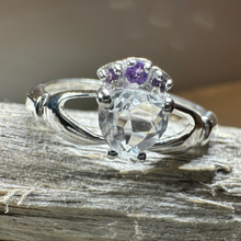 Load image into Gallery viewer, Ardor Moonstone Claddagh Ring