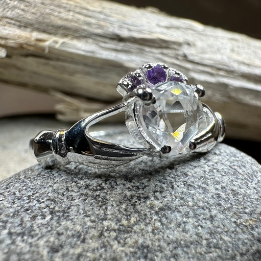 Ardor Irish Claddagh Ring in Sterling Silver