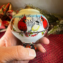Load image into Gallery viewer, Friends Gather Cardinals Ornament