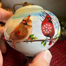 Load image into Gallery viewer, Friends Gather Cardinals Ornament