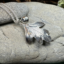 Load image into Gallery viewer, Fairy Tree Hawthorn Leaf Necklace