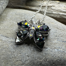Load image into Gallery viewer, Mystic Topaz Butterfly Necklace