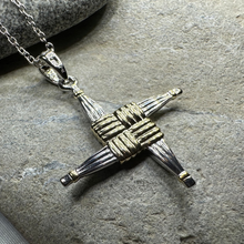 Load image into Gallery viewer, Saint Brigid Cross Necklace