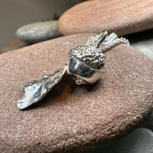 Load image into Gallery viewer, Oak Leaf & Acorn Necklace