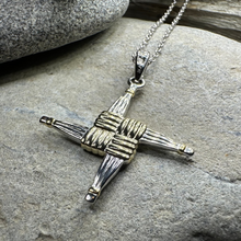 Load image into Gallery viewer, Saint Brigid Cross Necklace