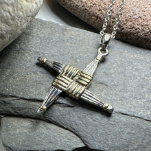 Load image into Gallery viewer, Saint Brigid Cross Necklace
