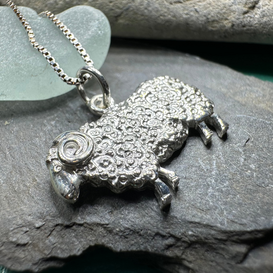 Marigold Sheep Necklace for Women - Handmade in Scotland