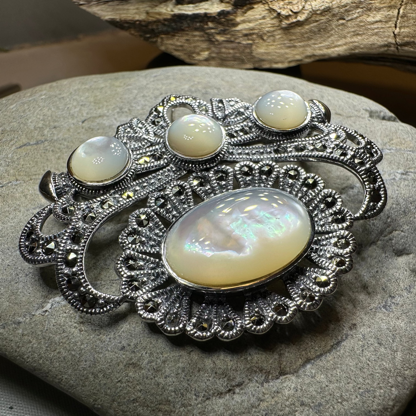 Analia Celtic Knot Brooch — view 10