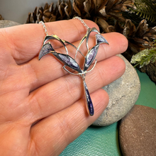 Load image into Gallery viewer, Dusty Purple Mackintosh Art Deco Necklace