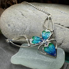 Load image into Gallery viewer, Mackintosh Blue Leaves Necklace