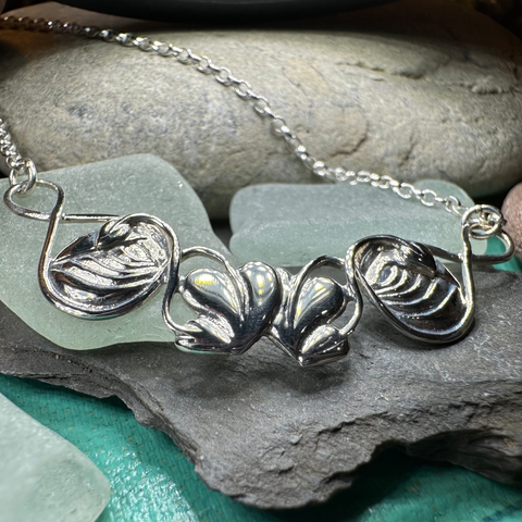 Load image into Gallery viewer, Mackintosh Leaves Necklace - Made in Scotland