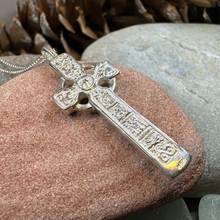 Load image into Gallery viewer, Saint Martin's Scottish Celtic Cross Necklace