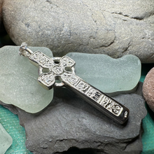 Load image into Gallery viewer, Saint Martin's Scottish Celtic Cross Necklace